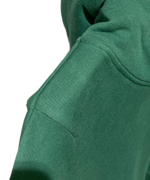 AMI Alexandre Mattiussi（アミアレクサンドルマテュッシ）AMI Alexandre Mattiussi (アミアレクサンドルマテュッシ) ハートロゴプルオーバーパーカー グリーン サイズ:Lの古着・服飾アイテム