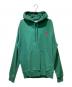 AMI Alexandre Mattiussi（アミアレクサンドルマテュッシ）の古着「ハートロゴプルオーバーパーカー」｜グリーン