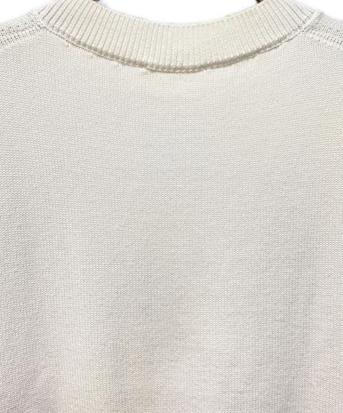 AMI Alexandre Mattiussi（アミアレクサンドルマテュッシ）AMI Alexandre Mattiussi (アミアレクサンドルマテュッシ) ハートロゴサマーニットベスト ホワイト サイズ:Lの古着・服飾アイテム