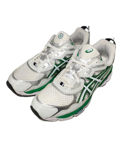 asics（アシックス）asics (アシックス) HIDDEN NY (ヒドゥンニューヨーク) GEL-NYC シルバー×グリーン サイズ:28cm(US10)の古着・服飾アイテム