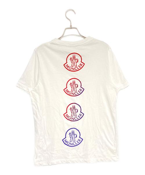 MONCLER（モンクレール）MONCLER (モンクレール) MAGLIA T-SHIRT ホワイト サイズ:XSの古着・服飾アイテム