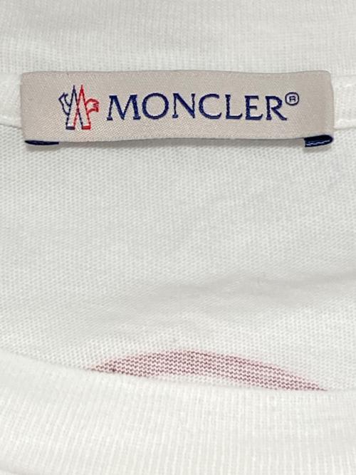 MONCLER（モンクレール）MONCLER (モンクレール) MAGLIA T-SHIRT ホワイト サイズ:XSの古着・服飾アイテム