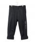 Yohji Yamamoto pour homme（ヨウジヤマモト プールオム）の古着「25SS C/L CANVAS BLACK BELTED HEM PANTS」｜ブラック