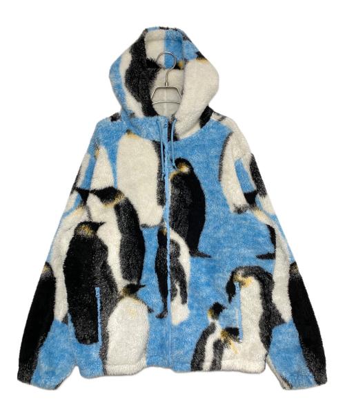 SUPREME（シュプリーム）SUPREME (シュプリーム) Penguins Hooded Fleece Jacket スカイブルー サイズ:Lの古着・服飾アイテム