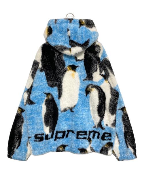 SUPREME（シュプリーム）SUPREME (シュプリーム) Penguins Hooded Fleece Jacket スカイブルー サイズ:Lの古着・服飾アイテム