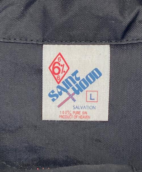 SAINT MICHAEL（セントマイケル）SAINT MICHAEL (セントマイケル) NEIGHBORHOOD (ネイバーフッド) モーターサイクル ナイロン ジャケット ブラック サイズ:Lの古着・服飾アイテム