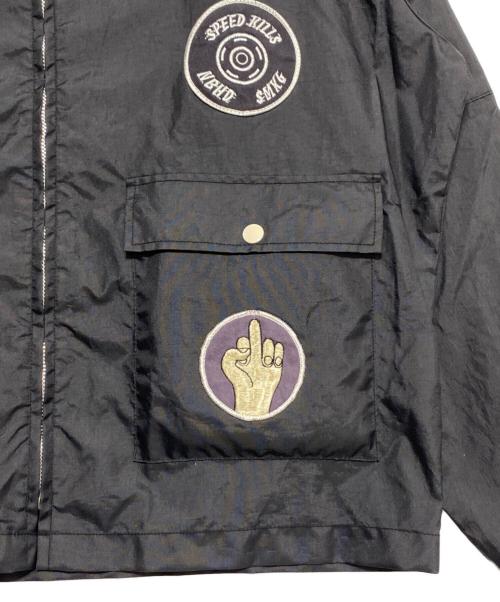 SAINT MICHAEL（セントマイケル）SAINT MICHAEL (セントマイケル) NEIGHBORHOOD (ネイバーフッド) モーターサイクル ナイロン ジャケット ブラック サイズ:Lの古着・服飾アイテム