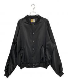 SAINT MICHAEL×LASTMAN（セントマイケル×ラストマン）の古着「LM SATIN JACKET」｜ブラック