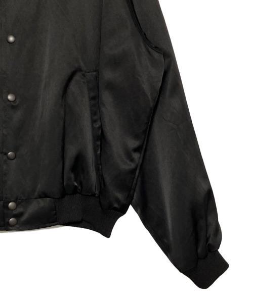 SAINT MICHAEL（セントマイケル）SAINT MICHAEL (セントマイケル) LASTMAN (ラストマン) LM SATIN JACKET ブラック サイズ:Lの古着・服飾アイテム