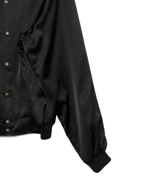 SAINT MICHAEL（セントマイケル）SAINT MICHAEL (セントマイケル) LASTMAN (ラストマン) LM SATIN JACKET ブラック サイズ:Lの古着・服飾アイテム