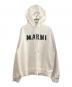 MARNI（マルニ）の古着「CRAYON LOGO PRINT ORGANIC SWEATSHIRT」｜ホワイト