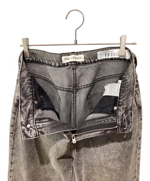 OUR LEGACY（アワーレガシー）OUR LEGACY (アワーレガシー) EXTENDED THIRD CUT BLACK AND GREYデニムパンツ ブラック サイズ:30の古着・服飾アイテム