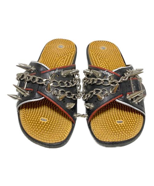 doublet（ダブレット）doublet (ダブレット) PUNK MASSAGE SANDAL ブラック サイズ:26cm(US8)の古着・服飾アイテム