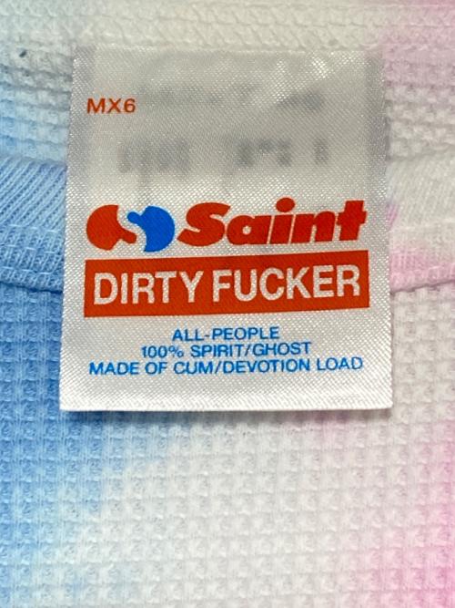 SAINT MICHAEL（セントマイケル）SAINT MICHAEL (セントマイケル) LS THARMAL TEE マルチカラー サイズ:Lの古着・服飾アイテム