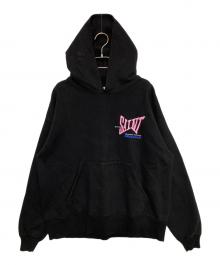 SAINT MICHAEL（セントマイケル）の古着「HOODIE RIBON SAINT」｜ブラック