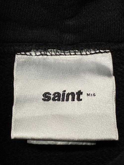 SAINT MICHAEL（セントマイケル）SAINT MICHAEL (セントマイケル) HOODIE RIBON SAINT ブラック サイズ:Lの古着・服飾アイテム