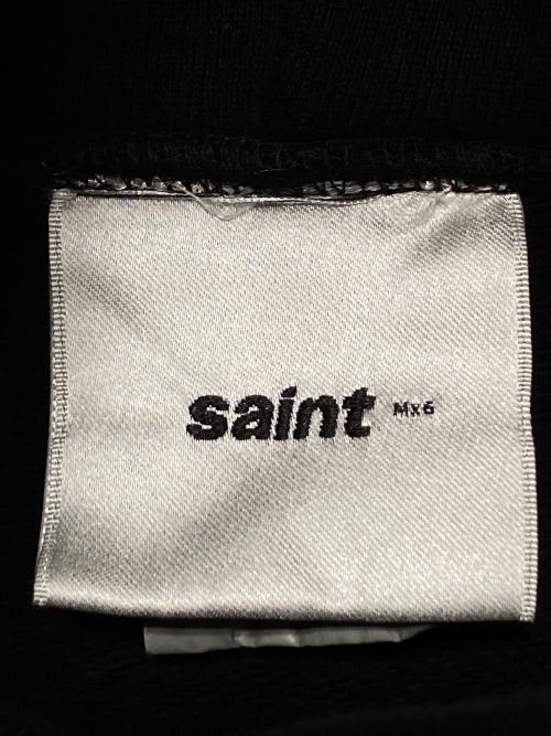 SAINT MICHAEL（セントマイケル）SAINT MICHAEL (セントマイケル) SAINT MX6 HOODIE ブラック サイズ:Lの古着・服飾アイテム