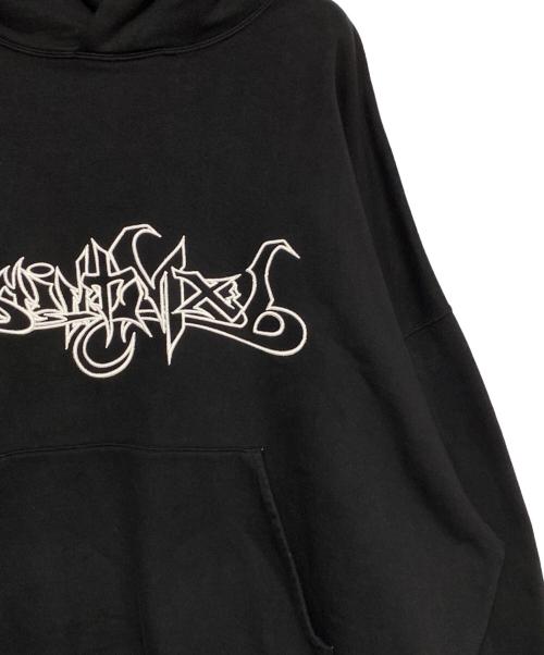 SAINT MICHAEL（セントマイケル）SAINT MICHAEL (セントマイケル) SAINT MX6 HOODIE ブラック サイズ:Lの古着・服飾アイテム