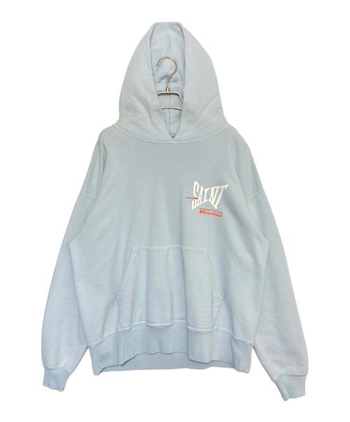 SAINT MICHAEL（セントマイケル）SAINT MICHAEL (セントマイケル) 25SS HOODIE RIBON SAINT スカイブルー サイズ:Lの古着・服飾アイテム