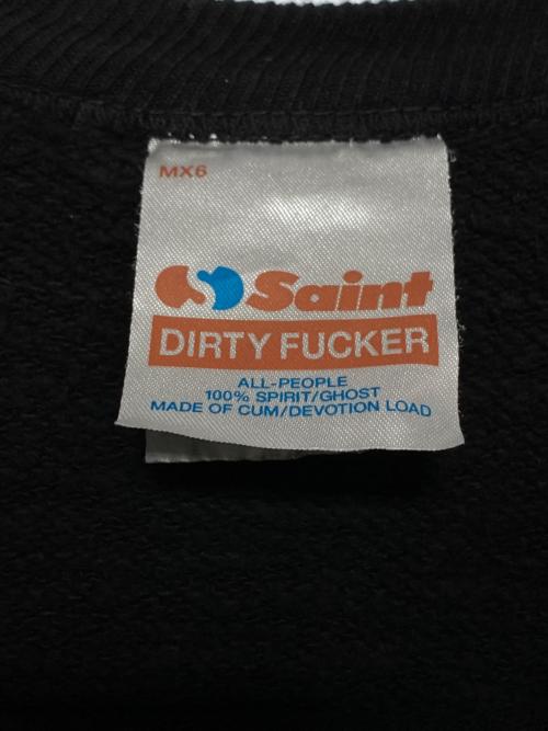 SAINT MICHAEL（セントマイケル）SAINT MICHAEL (セントマイケル) SEVEN DEADLY CRW N SWT ブラック サイズ:XLの古着・服飾アイテム