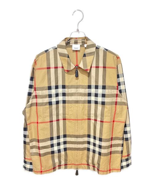 BURBERRY（バーバリー）BURBERRY (バーバリー) ジップアップジャケット ベージュ サイズ:Lの古着・服飾アイテム