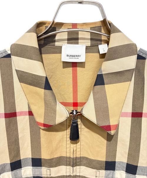 BURBERRY（バーバリー）BURBERRY (バーバリー) ジップアップジャケット ベージュ サイズ:Lの古着・服飾アイテム