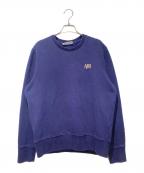 AMI Alexandre Mattiussiアミアレクサンドルマテュッシ）の古着「ワンポイントロゴクルーネックスウェット」｜ネイビー