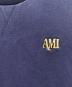 中古・古着 AMI Alexandre Mattiussi (アミアレクサンドルマテュッシ) ワンポイントロゴクルーネックスウェット ネイビー サイズ:M：15000円