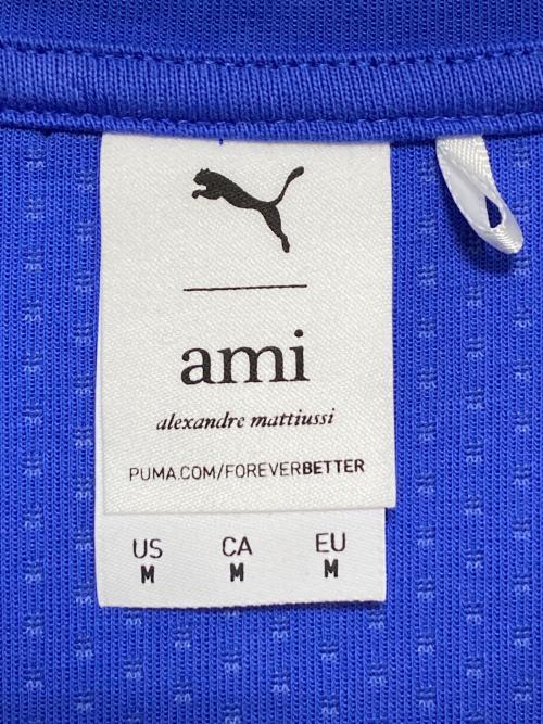 AMI Alexandre Mattiussi（アミアレクサンドルマテュッシ）AMI Alexandre Mattiussi (アミアレクサンドルマテュッシ) PUMA (プーマ) ロゴジャージブルゾン ブルー サイズ:Sの古着・服飾アイテム