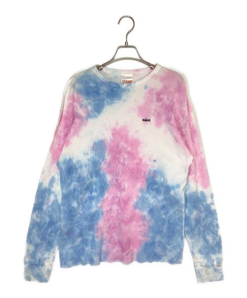 SAINT MICHAEL（セントマイケル）SAINT MICHAEL (セントマイケル) LS THARMAL TEE Tie DYE マルチカラー サイズ:XLの古着・服飾アイテム