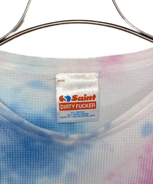 SAINT MICHAEL（セントマイケル）SAINT MICHAEL (セントマイケル) LS THARMAL TEE Tie DYE マルチカラー サイズ:XLの古着・服飾アイテム