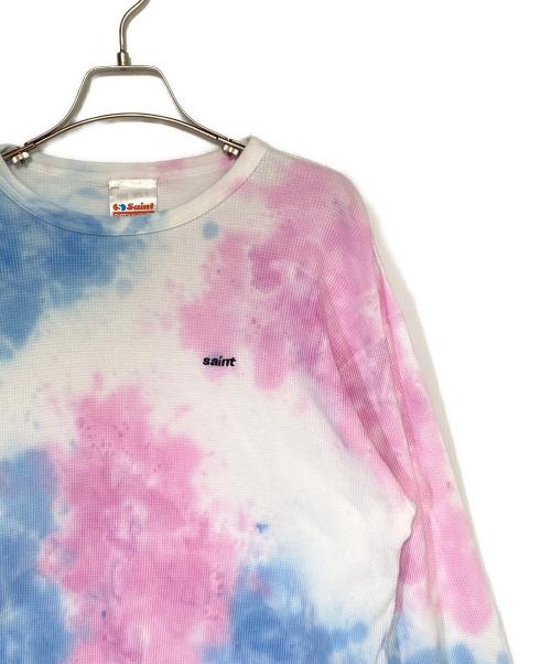 SAINT MICHAEL（セントマイケル）SAINT MICHAEL (セントマイケル) LS THARMAL TEE Tie DYE マルチカラー サイズ:XLの古着・服飾アイテム