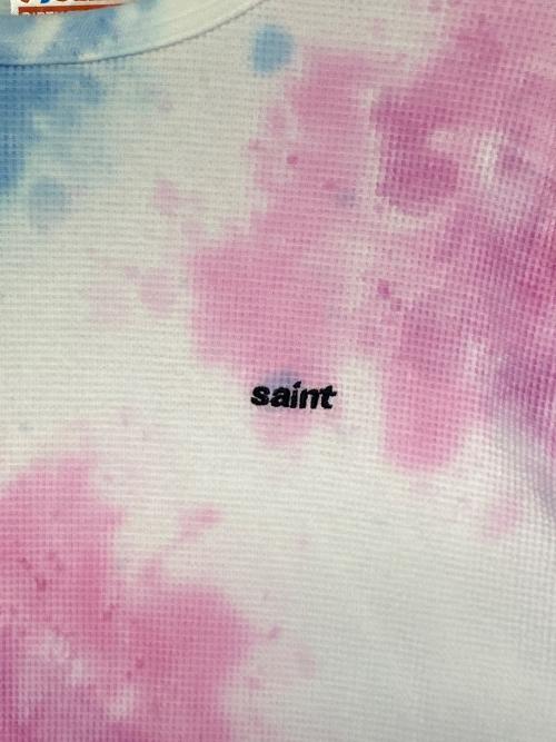 SAINT MICHAEL（セントマイケル）SAINT MICHAEL (セントマイケル) LS THARMAL TEE Tie DYE マルチカラー サイズ:XLの古着・服飾アイテム