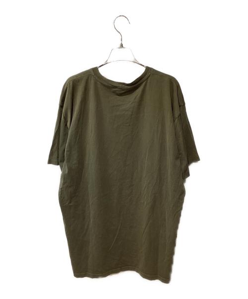 CELINE（セリーヌ）CELINE (セリーヌ) ルーズロゴTシャツ オリーブ サイズ:XLの古着・服飾アイテム