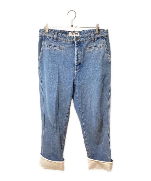 LOEWE（ロエベ）LOEWE (ロエベ) フィッシャーマンロールアップデニム インディゴ サイズ:50の古着・服飾アイテム