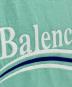 中古・古着 BALENCIAGA (バレンシアガ) キャンペーンロゴ刺繍Tシャツ スカイブルー サイズ:XL：45000円