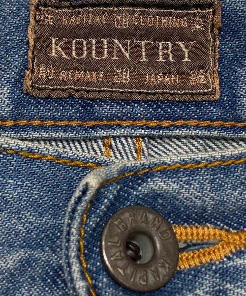 KAPITAL（キャピタル）KAPITAL (キャピタル) DENIM SHORTS STUDS REMAKE ネイビー サイズ:36の古着・服飾アイテム