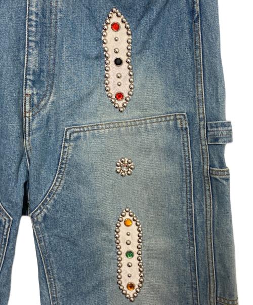 KAPITAL（キャピタル）KAPITAL (キャピタル) DENIM SHORTS STUDS REMAKE ネイビー サイズ:36の古着・服飾アイテム