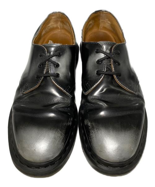 Dr.Martens（ドクターマーチン）Dr.Martens (ドクターマーチン) Supreme (シュプリーム) 1461 3 Eye Shoe ブラック×シルバー サイズ:UK9の古着・服飾アイテム