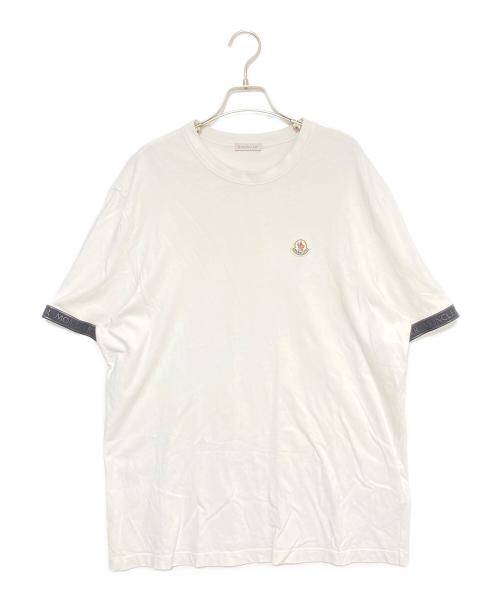 MONCLER（モンクレール）MONCLER (モンクレール) MAGLIA T-SHIRT ホワイト サイズ:XLの古着・服飾アイテム
