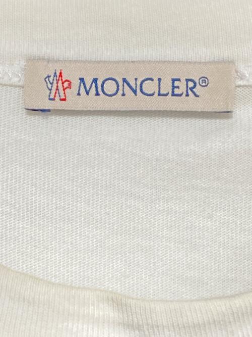 MONCLER（モンクレール）MONCLER (モンクレール) MAGLIA T-SHIRT ホワイト サイズ:XLの古着・服飾アイテム