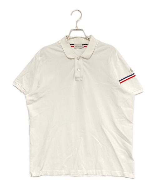 MONCLER（モンクレール）MONCLER (モンクレール) MAGLIA POLO MANICA CORTA ホワイト サイズ:XXLの古着・服飾アイテム