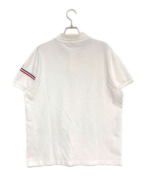 MONCLER（モンクレール）MONCLER (モンクレール) MAGLIA POLO MANICA CORTA ホワイト サイズ:XXLの古着・服飾アイテム