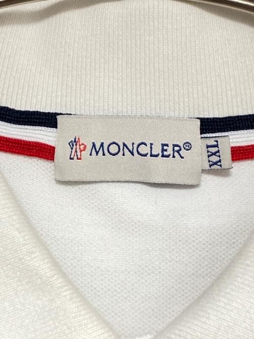 MONCLER（モンクレール）MONCLER (モンクレール) MAGLIA POLO MANICA CORTA ホワイト サイズ:XXLの古着・服飾アイテム