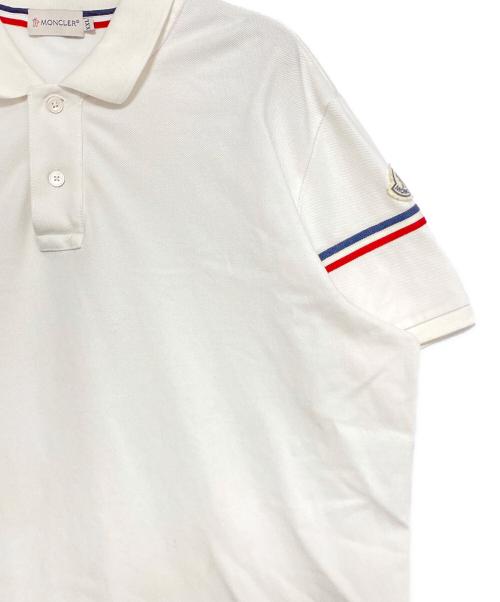 MONCLER（モンクレール）MONCLER (モンクレール) MAGLIA POLO MANICA CORTA ホワイト サイズ:XXLの古着・服飾アイテム