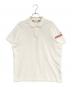 MONCLER（モンクレール）の古着「MAGLIA POLO MANICA CORTA」｜ホワイト