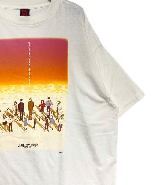 SAINT MICHAEL（セントマイケル）SAINT MICHAEL (セントマイケル) GEEKS RULE (ギークスルール) EVANGELION (エヴァンゲリオン) EV_SS TEE ホワイト サイズ:XLの古着・服飾アイテム