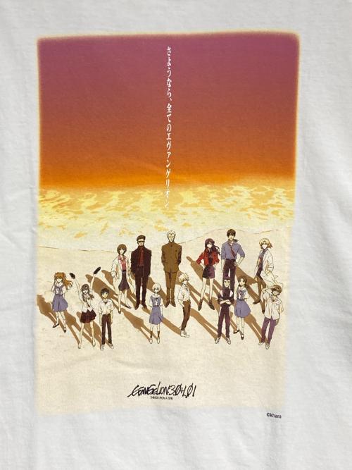 SAINT MICHAEL（セントマイケル）SAINT MICHAEL (セントマイケル) GEEKS RULE (ギークスルール) EVANGELION (エヴァンゲリオン) EV_SS TEE ホワイト サイズ:XLの古着・服飾アイテム