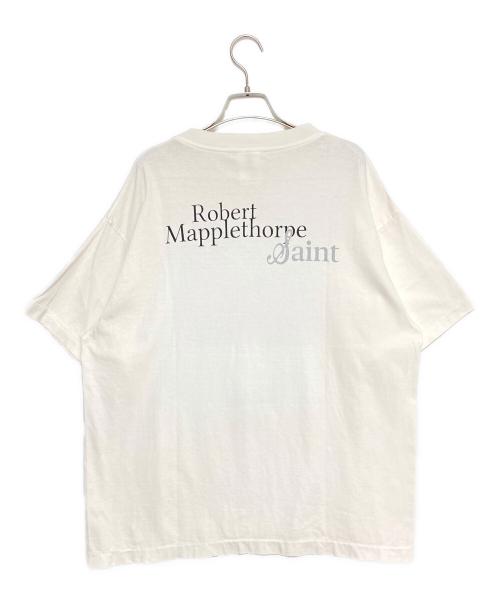 SAINT MICHAEL（セントマイケル）SAINT MICHAEL (セントマイケル) ROBERT MAPPLETHORPE (ロバート メイプルソープ) MT_SS TEE/PORTRAIT ホワイト サイズ:Lの古着・服飾アイテム