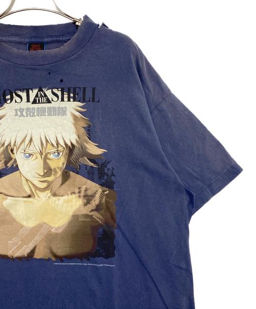 SAINT MICHAEL（セントマイケル）SAINT MICHAEL (セントマイケル) 攻殻機動隊 (コウカクキドウタイ) S/S TEE GST IN THE S ネイビー サイズ:Lの古着・服飾アイテム
